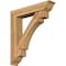 Ekena Millwork Merced Traditional Rough Sawn Bracket w/ Offset Brace, Western Red Cedar, 8"W x 40"D x 44"H BKT0806X40X44MRC01RWR - alternate 1
